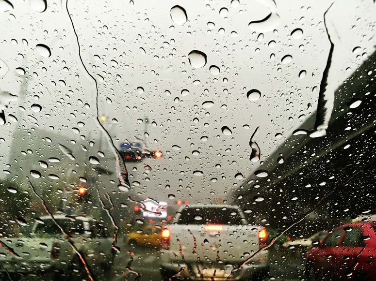 rainy highway