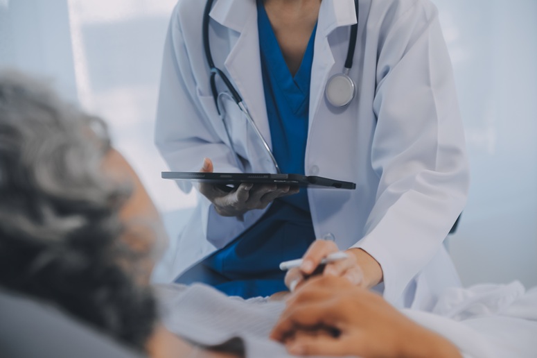woman with her doctor