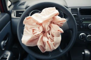 airbag in steering wheel