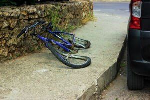 damaged bicycle
