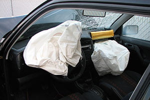 deflated airbags