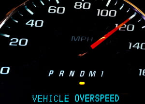 vehicle speedometer